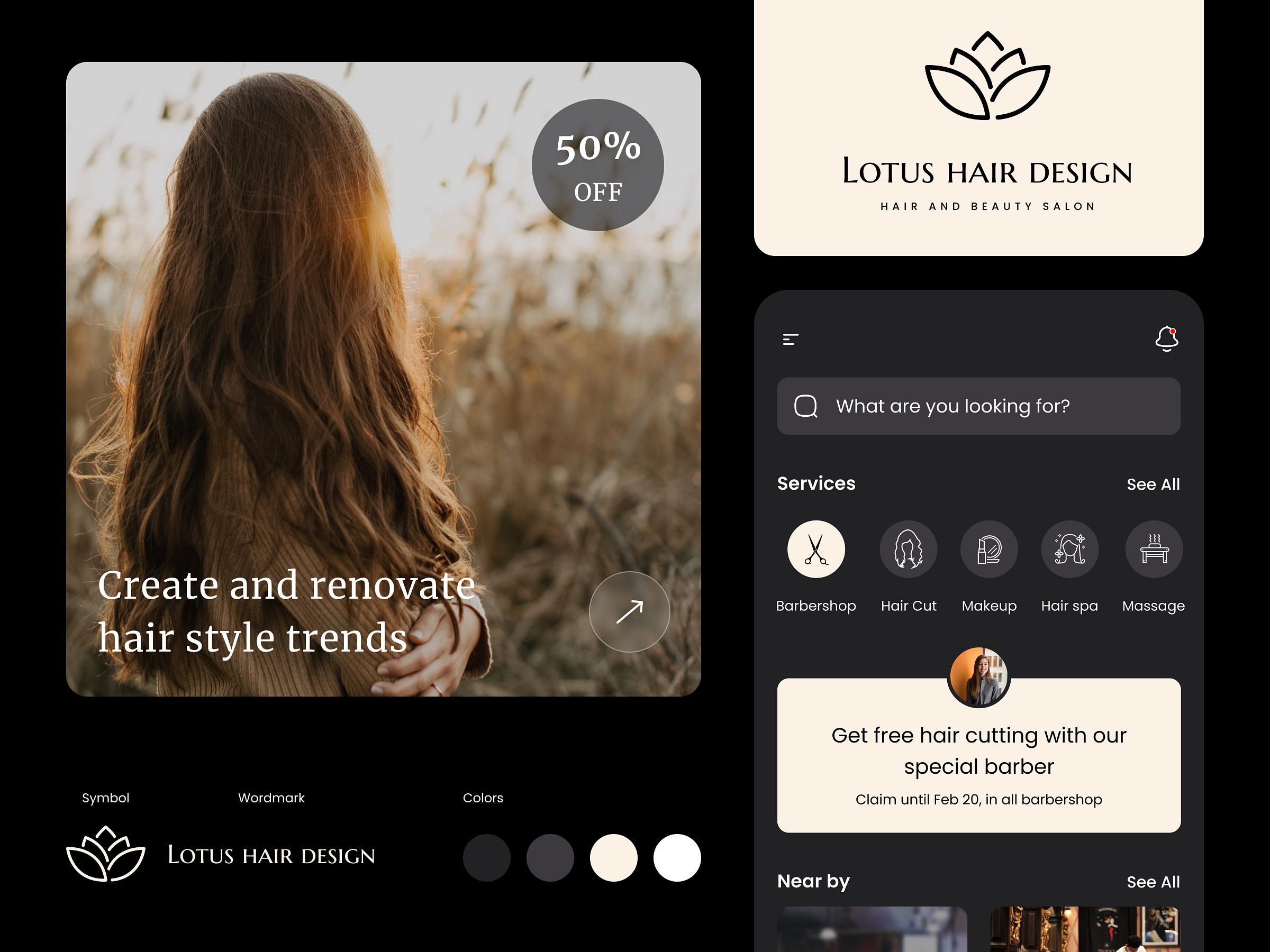 Lotus Hair Design Mobile Application