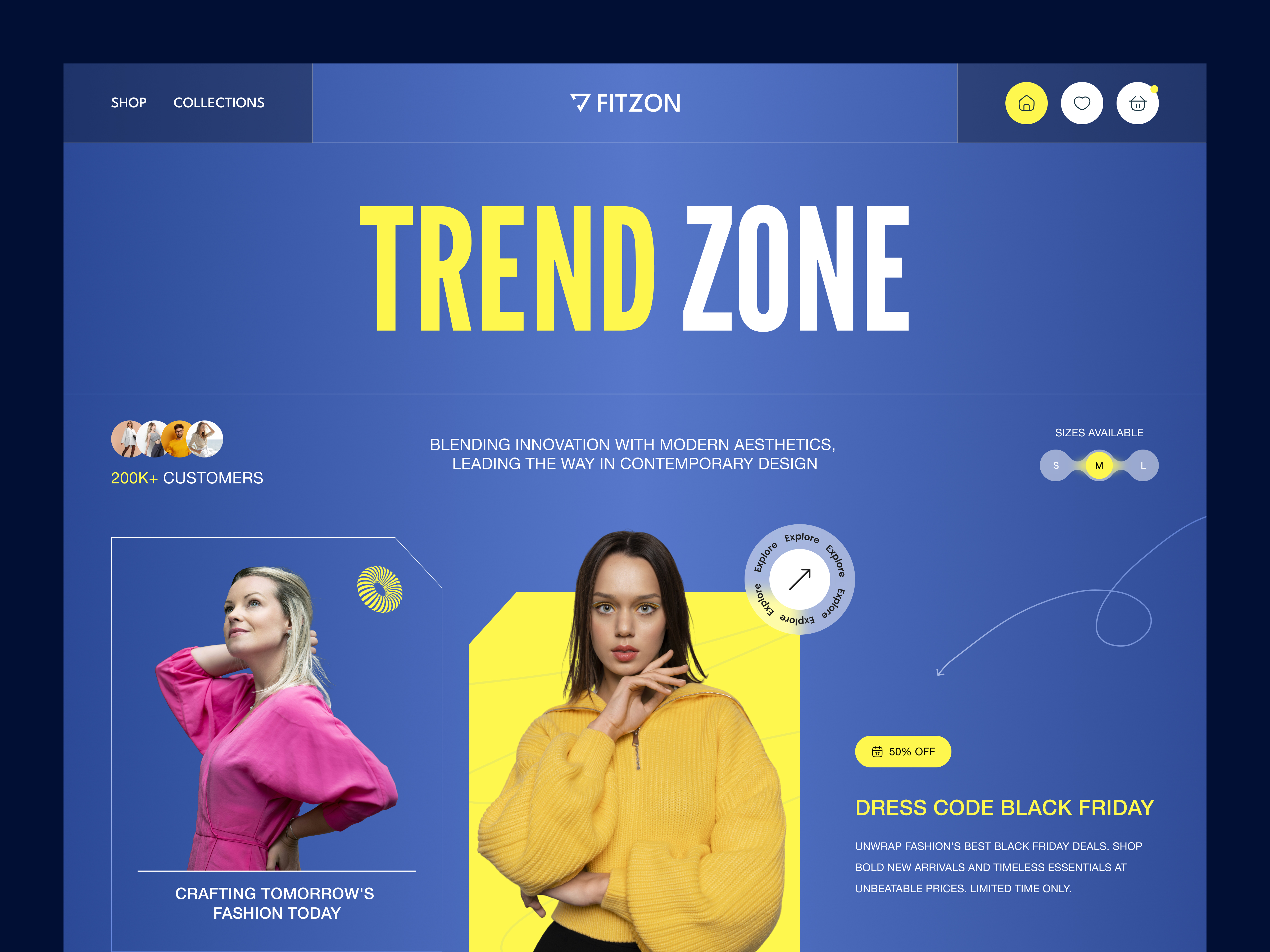 Fashion Ecommerce Landing Page Design