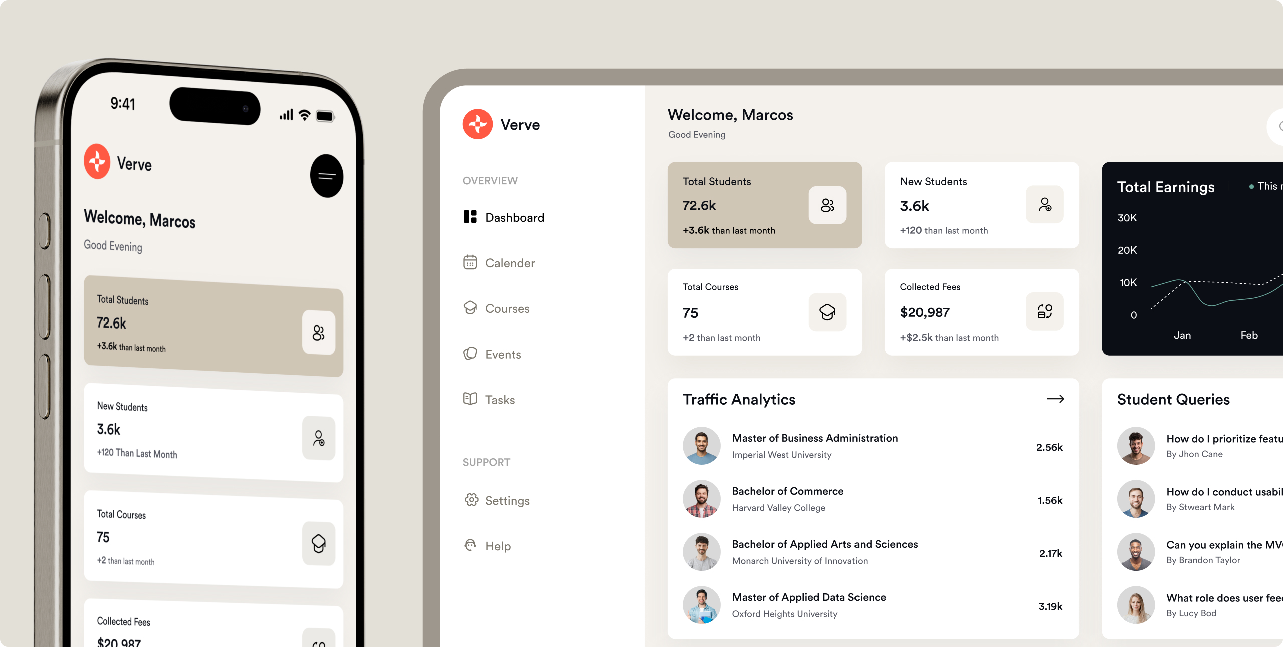 Main-screen Mockup