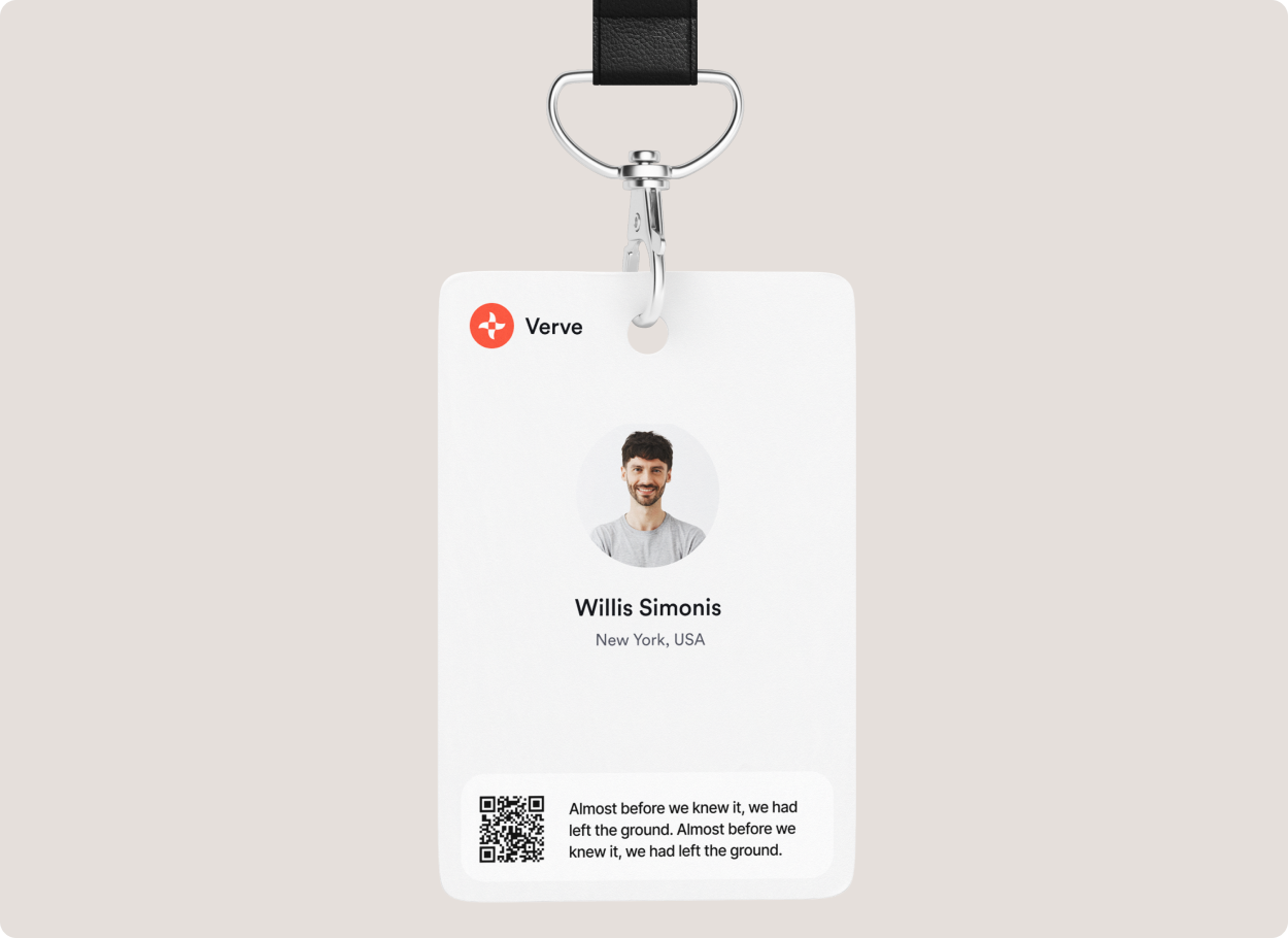 ID card mockup